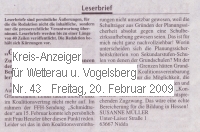 Kreis-Anzeiger 20.02.2009