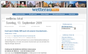 Wetterau Lokal 13.09.2009
