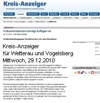 Kreis-Anzeiger 29.12.2010