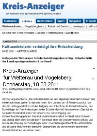 Kreis-Anzeiger 10.03.2011