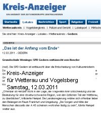 Kreis-Anzeiger 12.03.2011